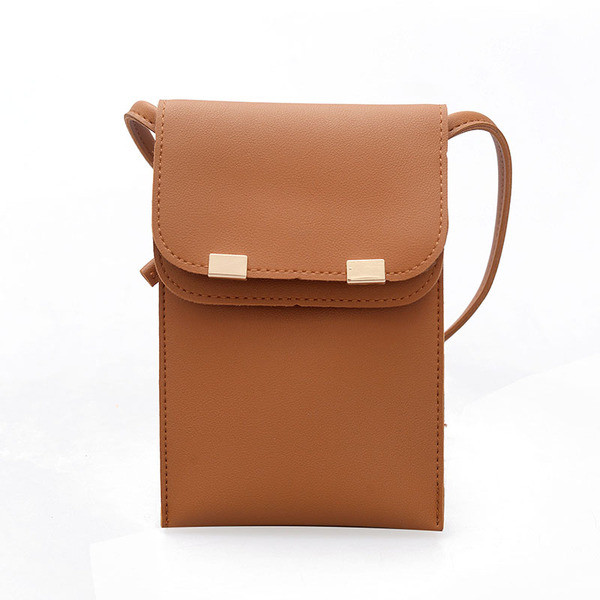 Mindennapi női kistáska eco bőrből, sima modell