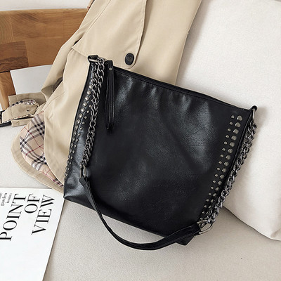 Naiste vabaajakott ökonahast lai mudel metallelementidega