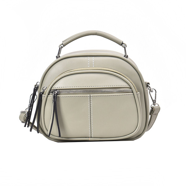 Női mindennapi válltáska cipzárral