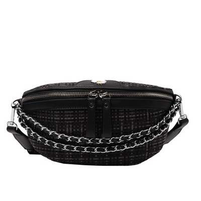 Naiste kaasaegne tõmblukuga ökonahast õlakott