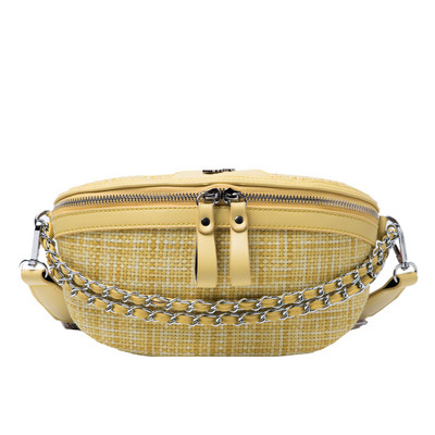 Naiste kaasaegne tõmblukuga ökonahast õlakott