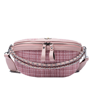 Naiste kaasaegne tõmblukuga ökonahast õlakott