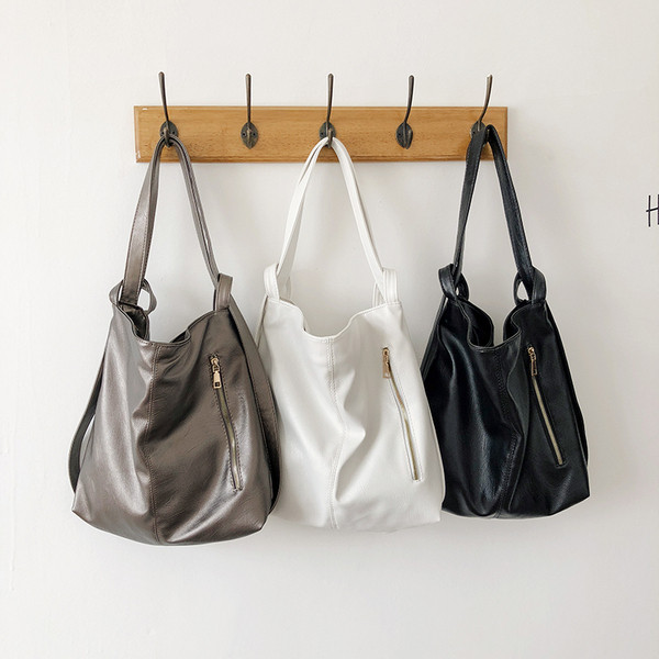 Geanta de dama model lat cu maner scurt si lung