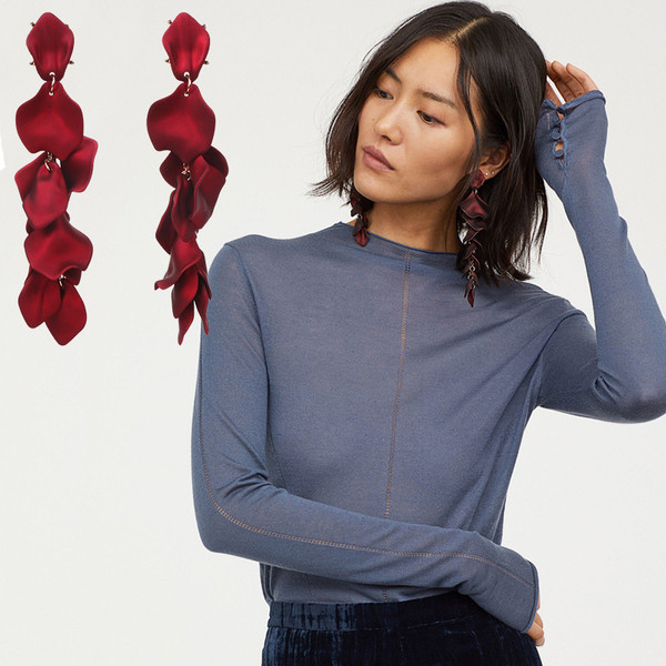 Sieviešu garie karināmie auskari