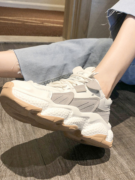 Sieviešu ikdienas kedas no eko ādas ar raupju zoli un šņorēm