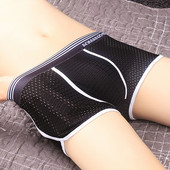 Elastične prozračne muške bokserice s natpisom u struku