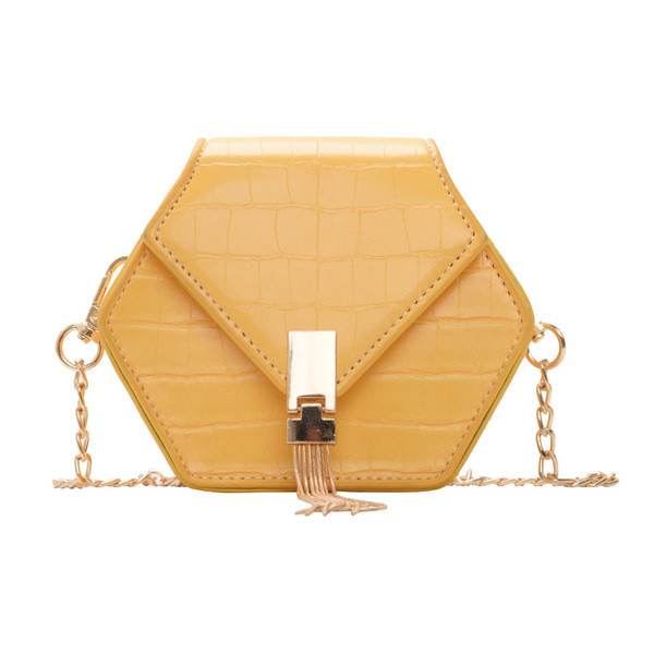 Laste kaasaegne väike kott tüdrukutele metallist elemendiga