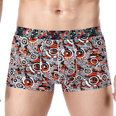 Boxeri barbatesti colorati cu talie elastica