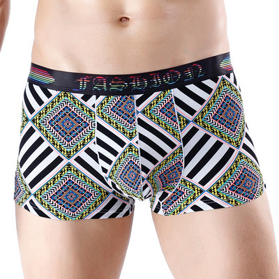 Boxeri barbatesti colorati cu talie elastica