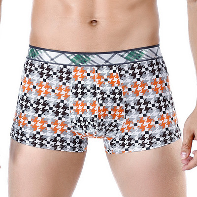 Boxeri barbatesti colorati cu talie elastica