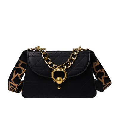 Stilīga sieviešu soma no eko ādas ar īsu rokturi un sprādzi