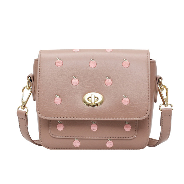 Eko bőrből készült alkalmi női kistáska, hosszú füllel