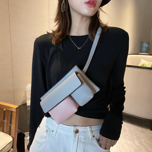 Stílusos női táska a derék tiszta modellhez