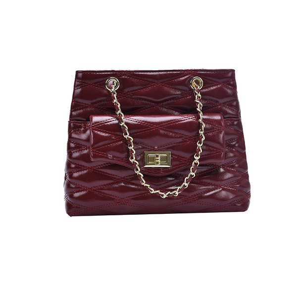 Stilīga sieviešu soma no eko ādas ar priekšējo kabatu