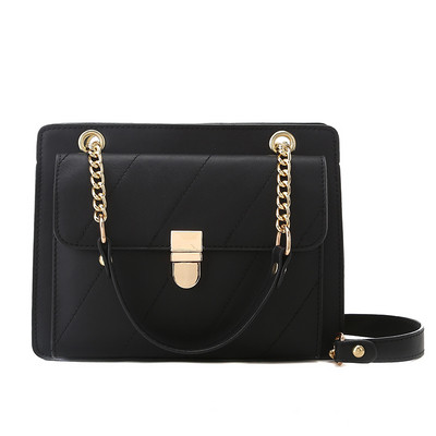 Öko-nahast moodne naiste kott esitaskuga