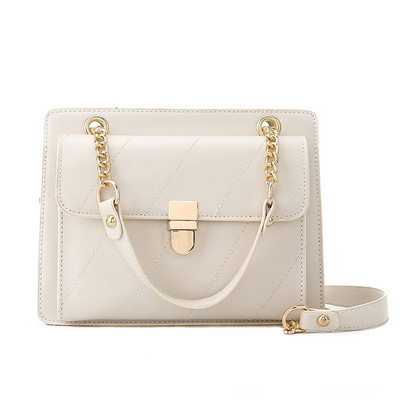 Öko-nahast moodne naiste kott esitaskuga