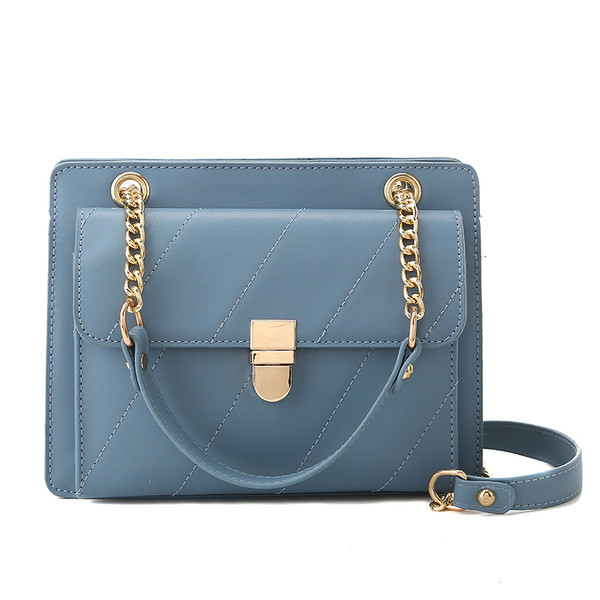 Öko-nahast moodne naiste kott esitaskuga