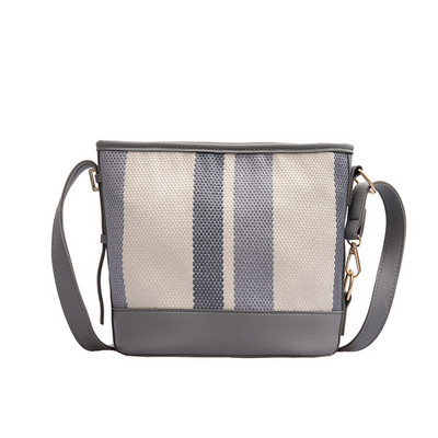 Ikdienas sieviešu tekstila soma ar garu rokturi