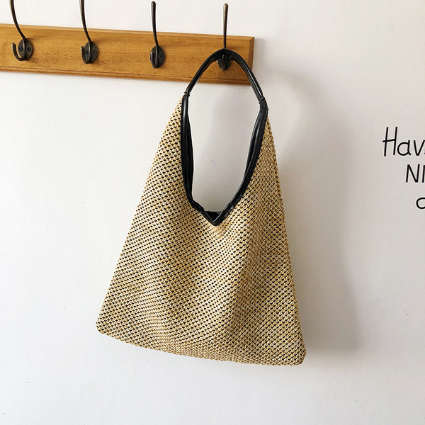 Modern női kötött táska széles modell