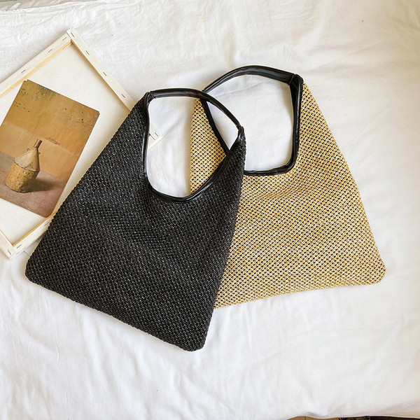 Modern női kötött táska széles modell