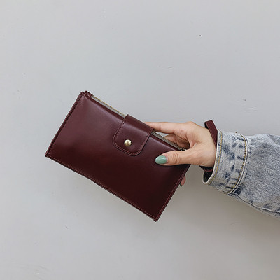 Aktuális női pénztárca ekobőr sima modellből