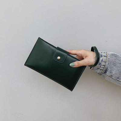 Aktuális női pénztárca ekobőr sima modellből