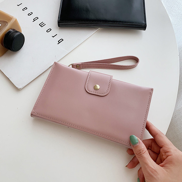 Aktuális női pénztárca ekobőr sima modellből