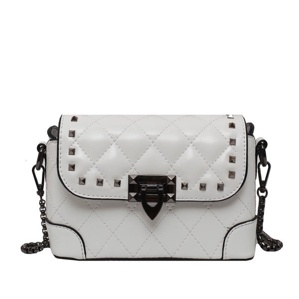 Geanta topică de damă în formă pătrată din piele ecologică