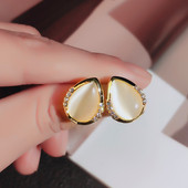 Retro naiste kividega kõrvarõngad