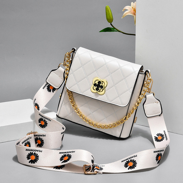 Geanta casual dama cu maner si lant colorat