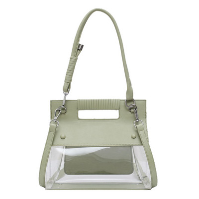 Geanta de dama de ultimă generație cu parte din silicon și mâner lung