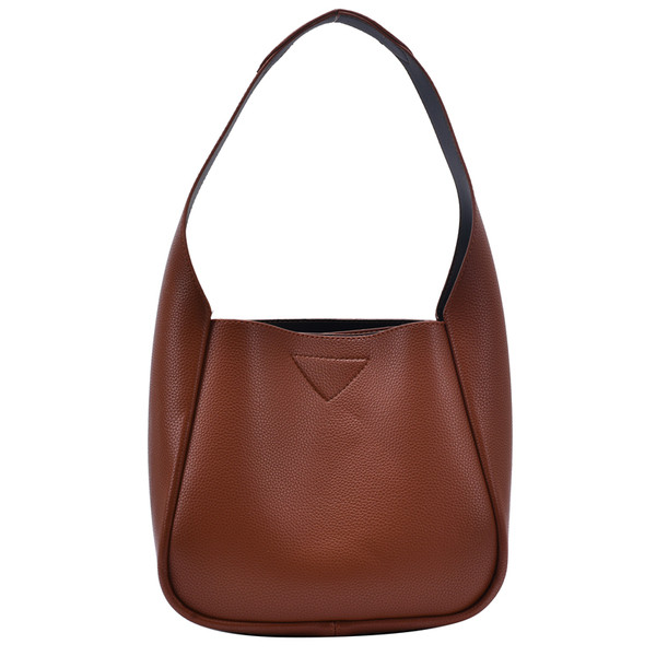 Eko bőrből készült alkalmi női válltáska, sima modell