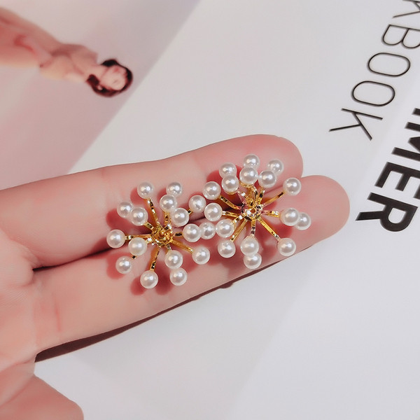 Aktuális női fülbevaló gyöngy gyöngyökkel