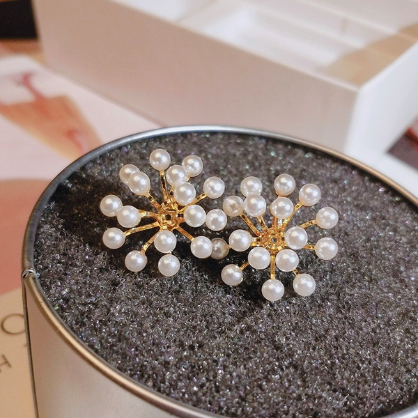 Aktuális női fülbevaló gyöngy gyöngyökkel