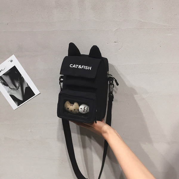 Női korszerű textiltáska 3D elemmel