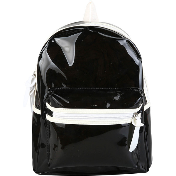 Šiuolaikinė moteriška silikoninė kuprinė su užtrauktuku