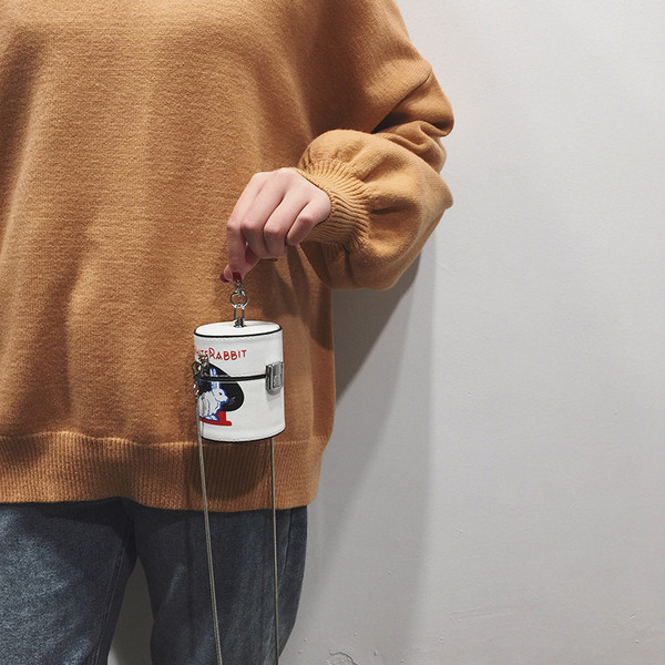 Mini geanta de dama de zi cu zi din piele ecologica cu aplicatie