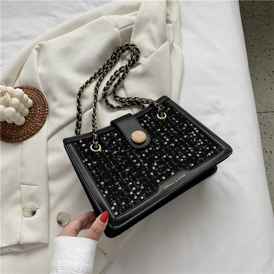 Jauna modeļa stilīga sieviešu soma ar garu rokturi