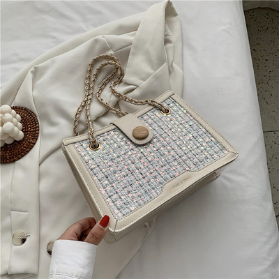 Jauna modeļa stilīga sieviešu soma ar garu rokturi