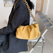 Jauna modeļa moderna sieviešu soma no eko ādas ar metāla rokturi