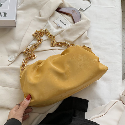 Jauna modeļa moderna sieviešu soma no eko ādas ar metāla rokturi