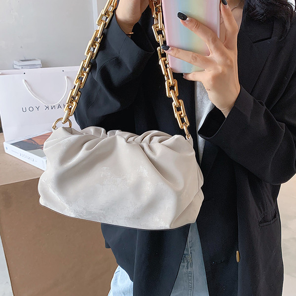 Jauna modeļa moderna sieviešu soma no eko ādas ar metāla rokturi