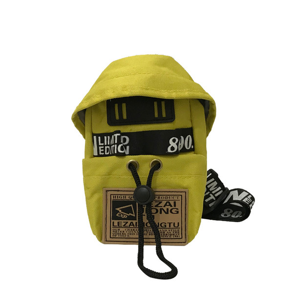 Ikdienas sieviešu maza tekstila somiņa ar uzrakstiem