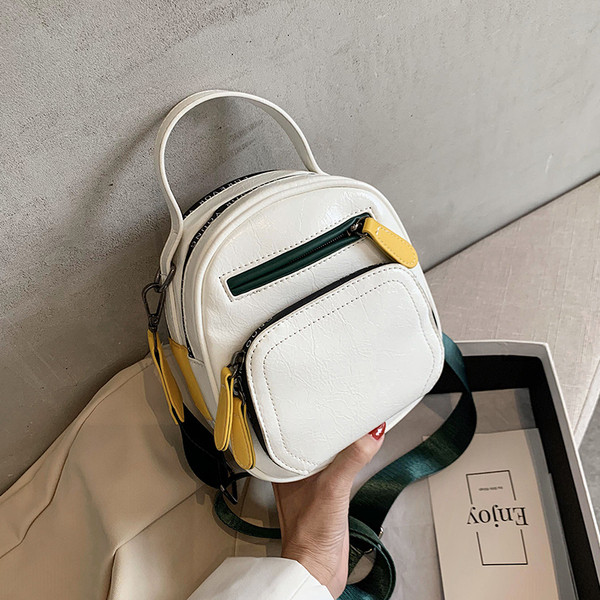 Geanta casual de dama model simplu cu fermoar si maner scurt