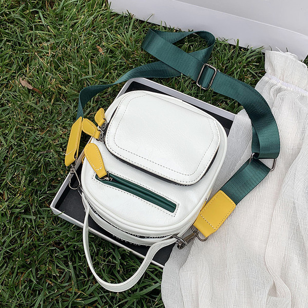 Geanta casual de dama model simplu cu fermoar si maner scurt