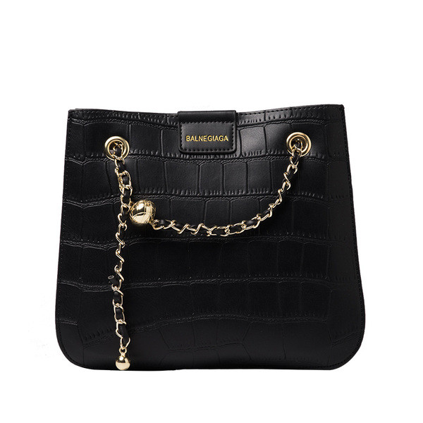 Γυναικεία καθημερινή τσάντα από οικολογικό δέρμα, απλό μοντέλο για τον ώμο