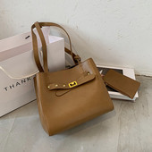 Stilīgs sieviešu somas vienkāršs modelis ar gariem rokturiem