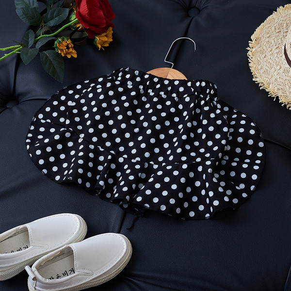 Fusta pentru copii decupata pentru fete cu buline