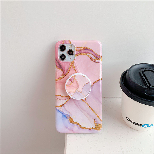 Iphone 11 Pro Max futrālis ar marmora efektu + turētājs