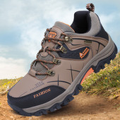 Туристически обувки с връзки дебела подметка подходящи за есента и зимата